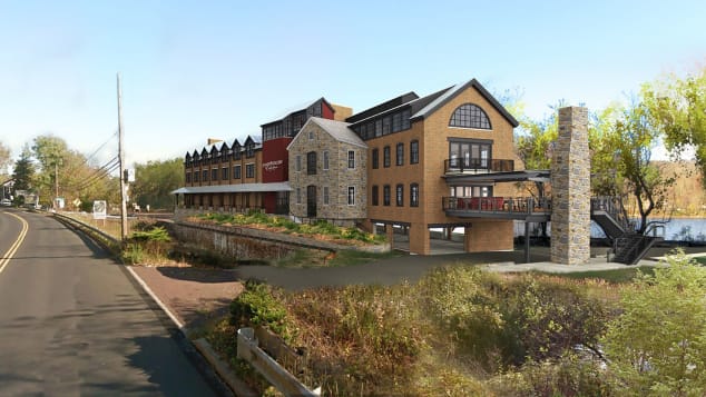 The River House at Odette's in New Hope, Pennsylvania, delayed its planned summer opening to September. Courtesy River House at Odette's